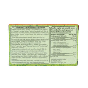 12x Natur Compagnie Groentebouillon Glutenvrij Bio - 22.08 euro
