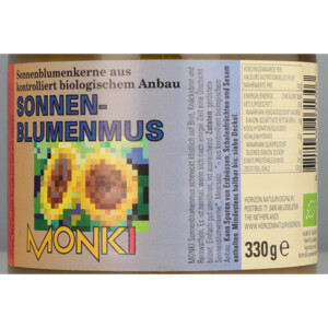 3x Monki Zonnebloempasta met Zout Bio - 10.35 euro