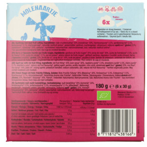 10x Molenaartje Fruit Rode Vruchten Eko - 43.3 euro