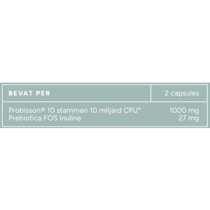 Mattisson Probisson met Prebiotica - 1000mg - 17.89 euro