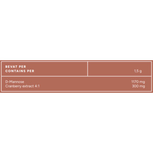 Mattisson Cranberry D-Mannose Poeder - 21.55 euro