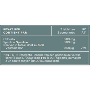 Mattisson Chlorella Spirulina Bio - 14.39 euro