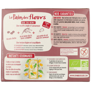 Pain fleur Crackers BIO Kikkererwt - 3.75 euro