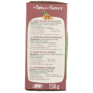 Pain fleur Crackers BIO Kikkererwt - 3.75 euro
