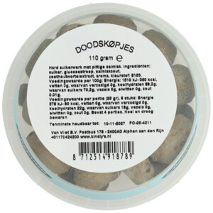 6x Kindly's Doodskopjes - 12.19 euro
