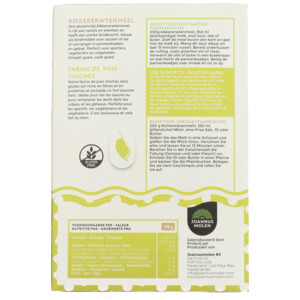 3x Joannusmolen Kikkererwtenmeel Glutenvrij Bio - 6.32 euro