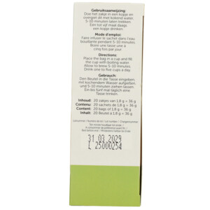 3x Jacob Hooy Moringa Theezakjes - 11.68 euro