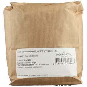 Jacob Hooy Druivensuiker Poeder - 5.29 euro