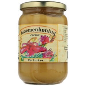 3x De Imker Bloemenhoning Creme - 19.01 euro