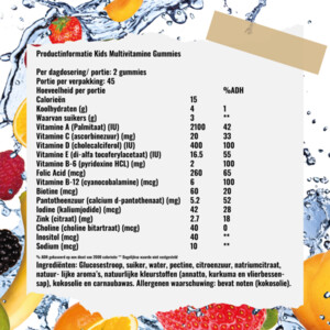 Fitshape MultiVitamine Kind Gummies - 13.09 euro