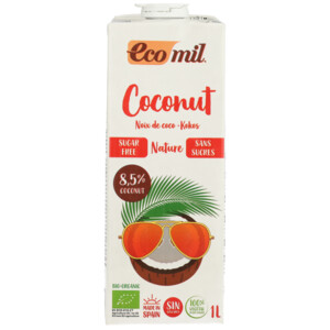 3x Ecomil Kokosmelk Nature Bio - 10.36 euro