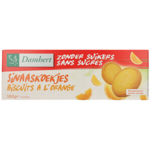 Damhert Orange Cookies Zonder Suikers - 2.51 euro