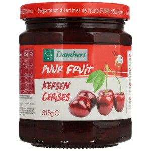Damhert Puur Fruit Confituur Kersen - 3.39 euro