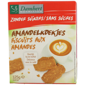 3x Damhert Amandelkoekjes Speculaas Zonder Suikers - 8.11 euro