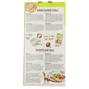 3x Damhert Glutenvrij Pannenkoekmix - 10.93 euro