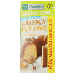 3x Damhert Glutenvrij Cakemix - 10.82 euro