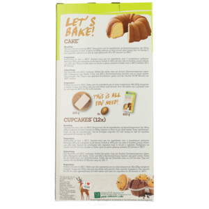 3x Damhert Glutenvrij Cakemix - 10.82 euro