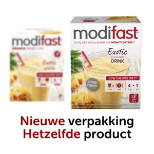 4x Modifast Weight Control Milkshake Exotic - 67.73 euro
