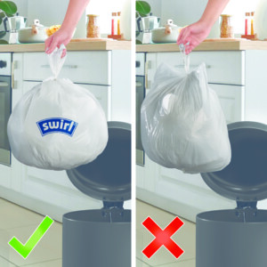16x Swirl Pedaalemmerzakken met Handvat 35 liter - 36.65 euro