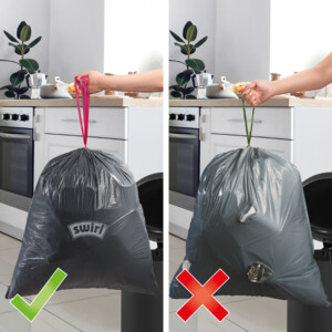 3x Swirl Vuilniszakken met Trekband 60 liter - 8.72 euro