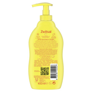 Zwitsal Bad- en Wasgel Slaap Zacht Eucalyptus - 4.59 euro