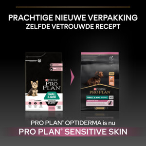 Pro Plan Puppy Small & Mini Sensitive Skin Zalm 3 kg
