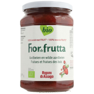 3x Fiordifrutta Biologische Jam Aardbeien en Wilde Aardbeien - 21.78 euro