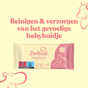 Zwitsal Billendoekjes Sensitive - 10.75 euro