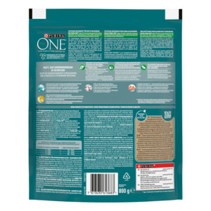 4x Purina ONE Indoor Kalkoen 800 gr