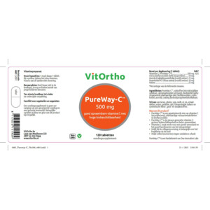 Vitortho Vitamine C PureWay-C 500 mg - 23.95 euro