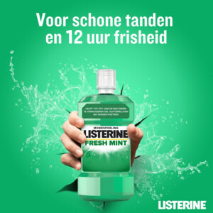 Listerine Mondwater Fresh Mint - 6.99 euro