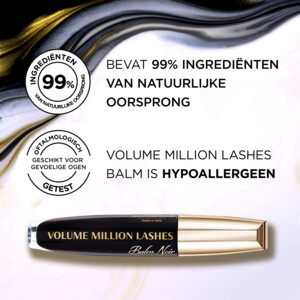 3x L'Oréal Volume Million Lashes Mascara Balm Noir Black - 44.25 euro