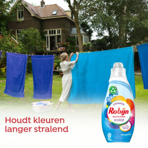 8x Robijn Klein & Krachtig Wasmiddel Morgenfris Color 19 Wasbeurten - 30.87 euro