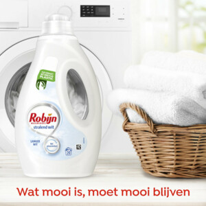 6x Robijn Vloeibaar Wasmiddel Stralend Wit 20 Wasbeurten - 23.99 euro
