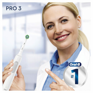 Oral-B Elektrische Tandenborstel Pro 3 3000 Wit - 50.11 euro