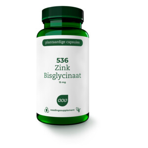 2x AOV 536 Zink Bisglycinaat 15mg - 20.84 euro
