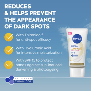 NIVEA Handcréme  Luminous 630 - 12.99 euro