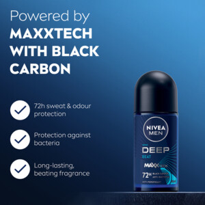 6x NIVEA Men Deodorant Roller Deep Beat - 12.99 euro