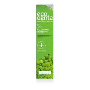 4x Ecodenta Tandpasta Whitening Bergamot Citroenoliën & Kalident - 23.65 euro