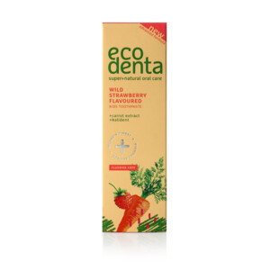 4x Ecodenta Tandpasta Kids Wilde Aardbei met Wortel & Kalident - 13.27 euro
