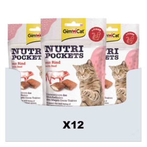 12x GimCat Nutri Pockets Rund