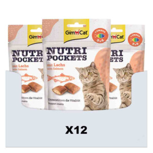 12x GimCat Nutri Pockets Zalm