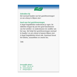 A.Vogel Oogtabletten - 12.29 euro