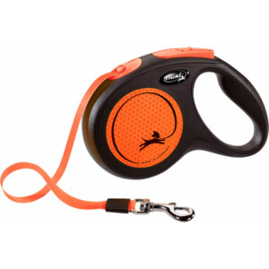 Flexi Rollijn New Neon Tape 5 mtr tot 25 kg Oranje 