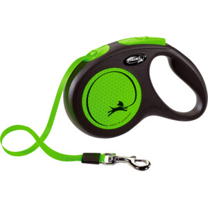 Flexi Rollijn New Neon Tape 5 mtr tot 25 kg Groen 