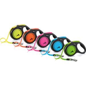 Flexi Rollijn New Neon Tape 5 mtr tot 25 kg Blauw 