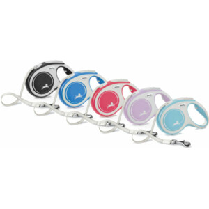Flexi Rollijn New Comfort Tape 5 mtr tot 15 kg Zwart 