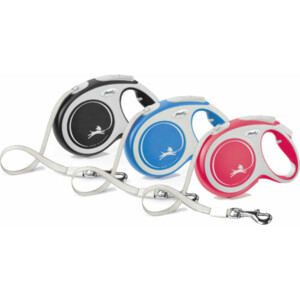 Flexi Rollijn New Comfort Tape 5 mtr tot 60 kg Zwart 