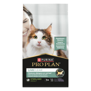 Pro Plan LiveClear Sterilised Adult Kalkoen 1,4 kg