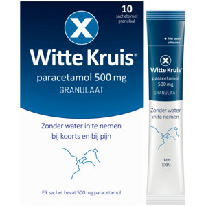 Witte Kruis Paracetamol Granulaat - 4.49 euro